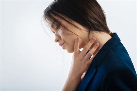 Breathing: Sometimes out of nervousness, we may become short of breath. . What does it mean when a girl touches the back of your neck